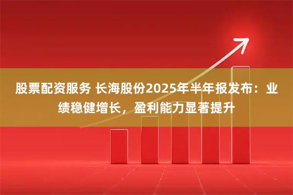 股票配资服务 长海股份2025年半年报发布：业绩稳健增长，盈利能力显著提升